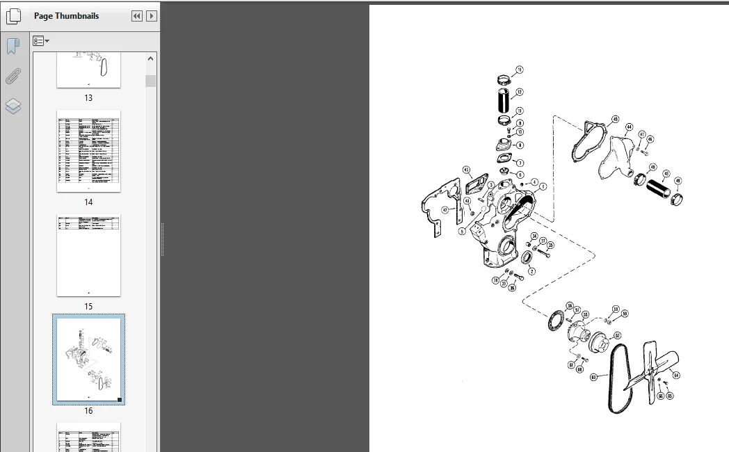 Case 580ck Loader Backhoe Series B Parts Catalog Manual Operator Manuals Instant - PDF Download - Image 4