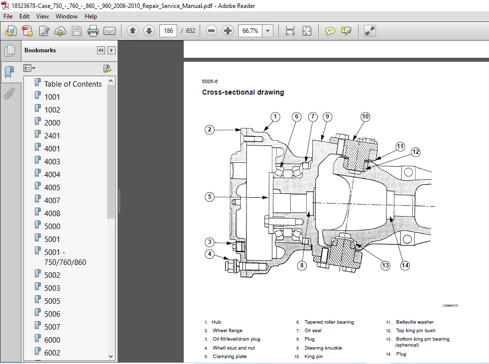 Case 750-760-860-960 Service Repair Manual - PDF Download - Image 3