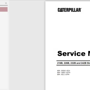 Caterpillar 216b,226b,232b&242b Workshop Service Repair Manual - PDF Download
