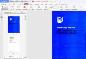 Cav Dpa Fuel Pumps Workshop Manual - PDF DOWNLOAD