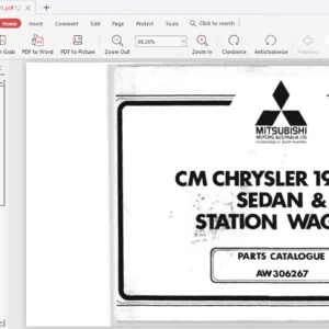 Chrysler Valiant CM Parts Book 1978-1981 - PDF Download