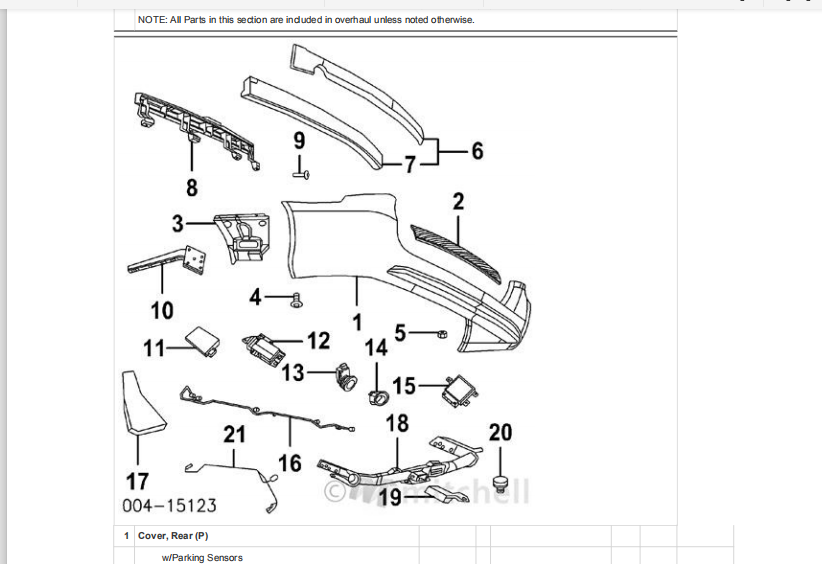 Chrysler Town Country 2011-2012 Parts Manual - PDF Download