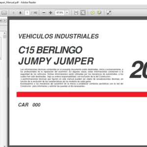Citroen C15 1984 - 2005 Service Repair Manual - PDF DOWNLOAD