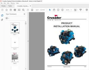 Crusader Engines Product Installation Manual - PDF DOWNLOAD