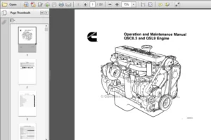 Cummins Qsc8 3 Qsl9 Engine Operation Maintenance Manual - PDF Download
