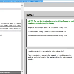 Cummins Service Diesel Engine M11 Plus Operation And Maintenance Manual - PDF DOWNLOAD
