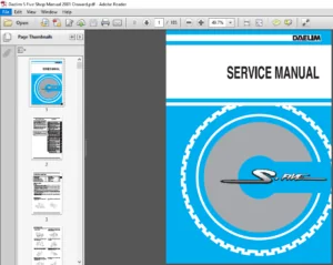Daelim S Five Service Repair Manual 2001 Onward - PDF Download