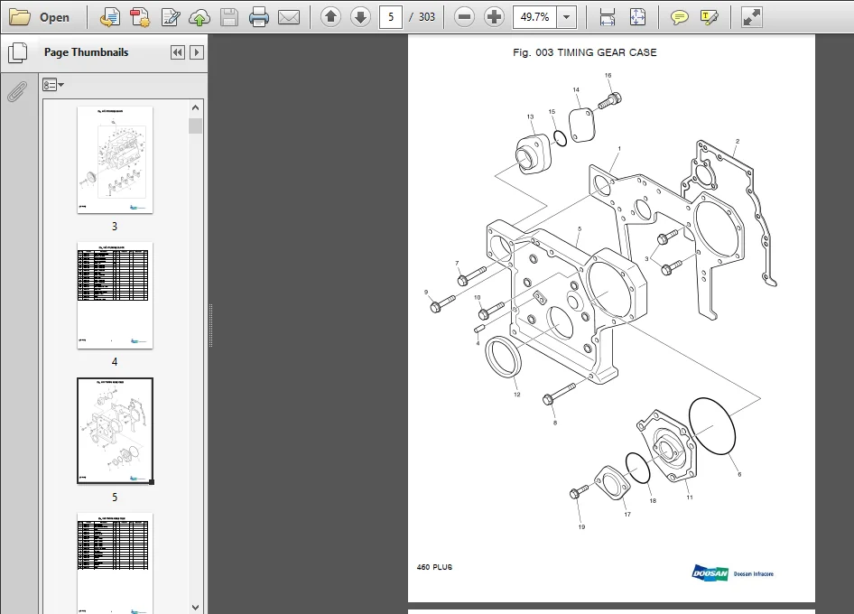 Daewoo Doosan 460 Plus Skid Steer Loader Service Parts Catalogue Manual - PDF DOWNLOAD - Image 4