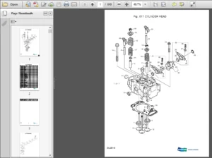 Daewoo Doosan Dl420 3 Wheeled Loader Service Parts Catalogue Manual - PDF DOWNLOAD