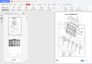 Daewoo Doosan Dx60r Mini Crawler Excavator Service Parts Catalogue Manual - PDF DOWNLOAD