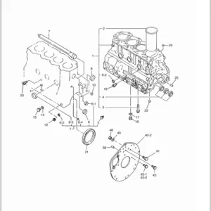 Daewoo Doosan Solar 55 Mini Crawler Excavator Service Parts Catalogue Manual