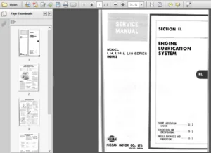 Datsun Engine Manual L14 L16 L18 Workshop Repair Service Manual - PDF DOWNLOAD