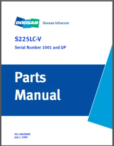 Doosan Daewoo S225LC-V Excavator Parts Manual - PDF Download