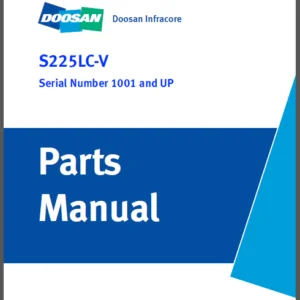 Doosan Daewoo S225LC-V Excavator Parts Manual - PDF Download