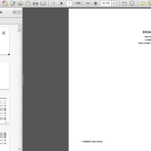 Doosan Daewoo Dx340lc Hydraulic Excavator Service Manual - PDF Download