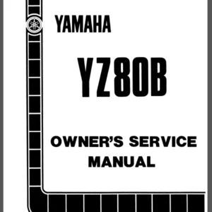 1991 Yamaha Yz80 Yz 80 Service Repair Workshop Manual - PDF Download