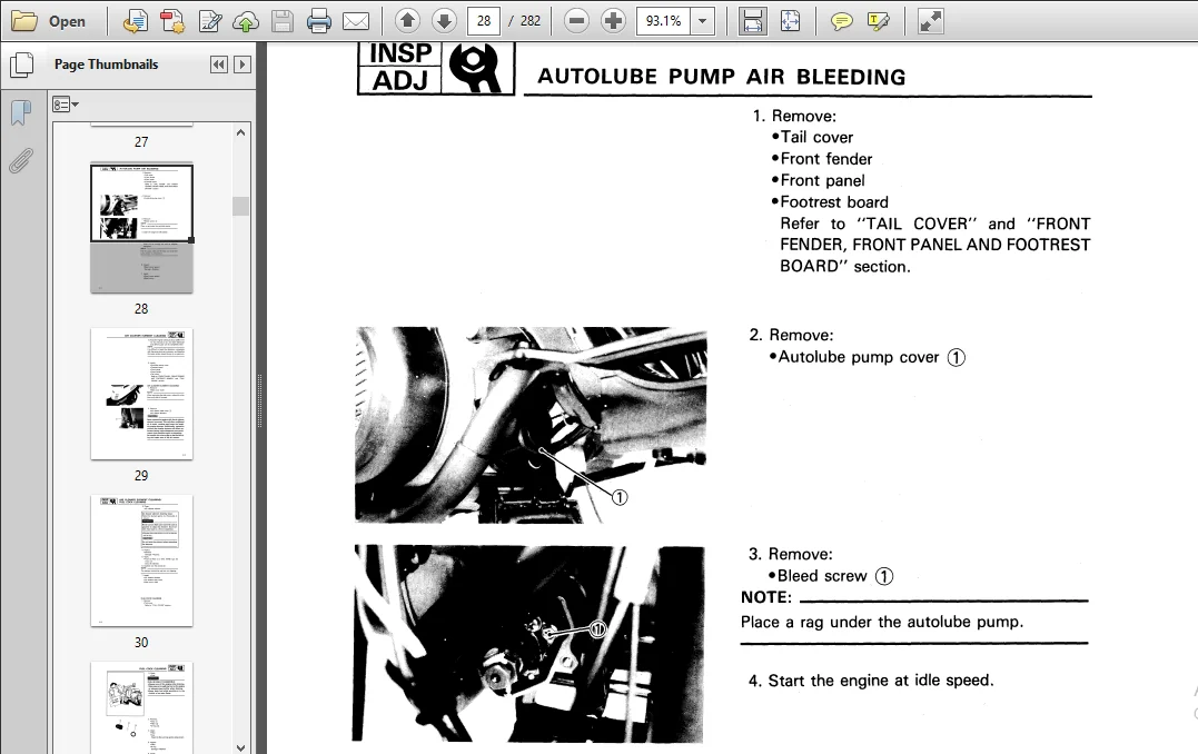 Yamaha Jog 50 Ce50 Cg50 86-91 Scooter Service Repair Workshop Manual - PDF Download - Image 3