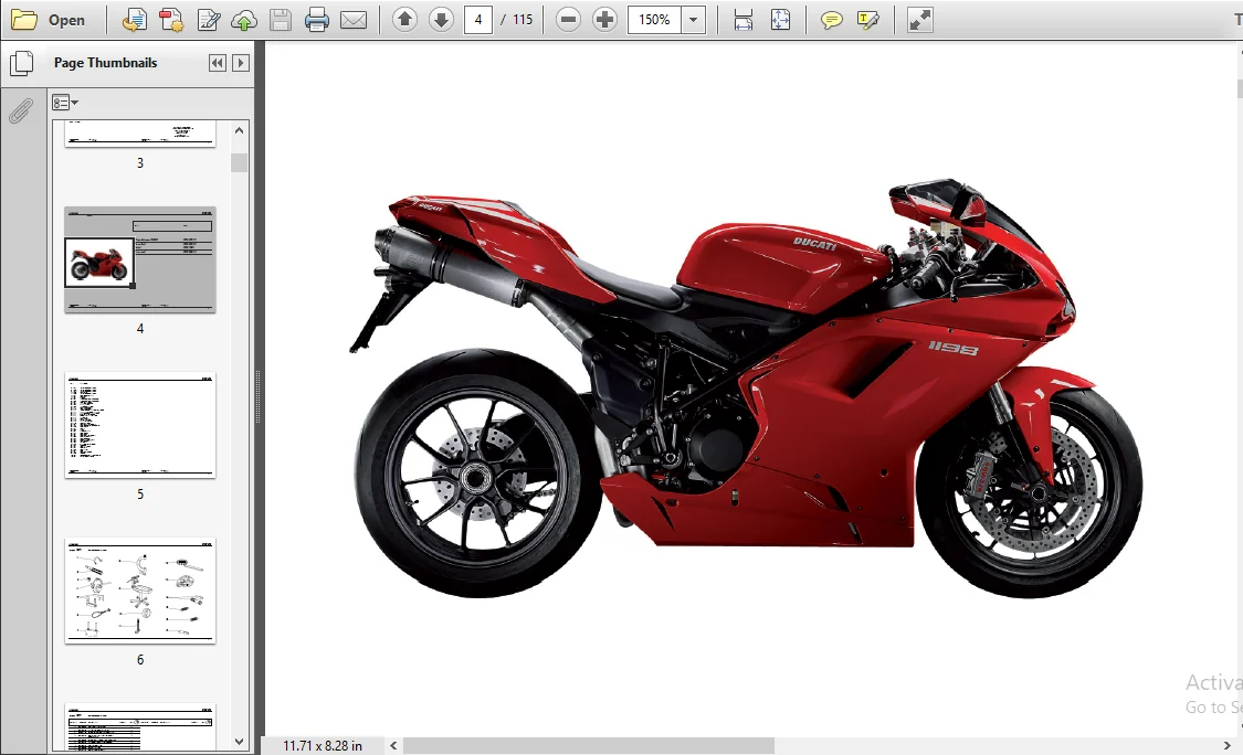 Ducati 2009 1198 Superbike Usa Parts Catalogue Ipl Manual - PDF DOWNLOAD - Image 2