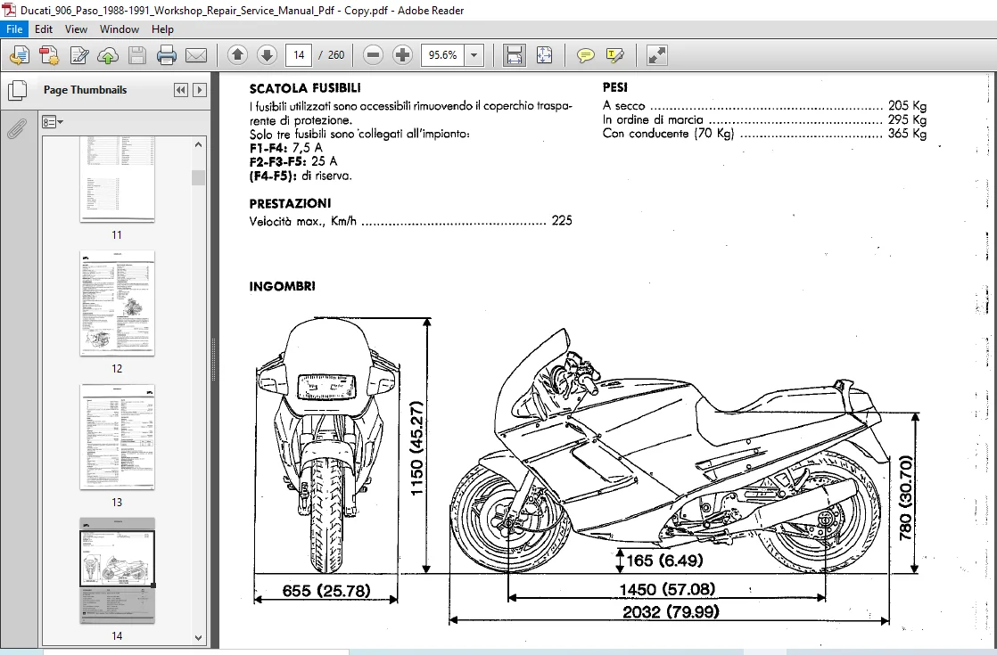 Ducati 906 Paso 1988-1991 Workshop Repair Service Manual - PDF Download - Image 3