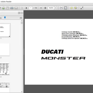 Ducati Monster 1100s 2009 2010 Parts  Catalog Manual - Pdf Download