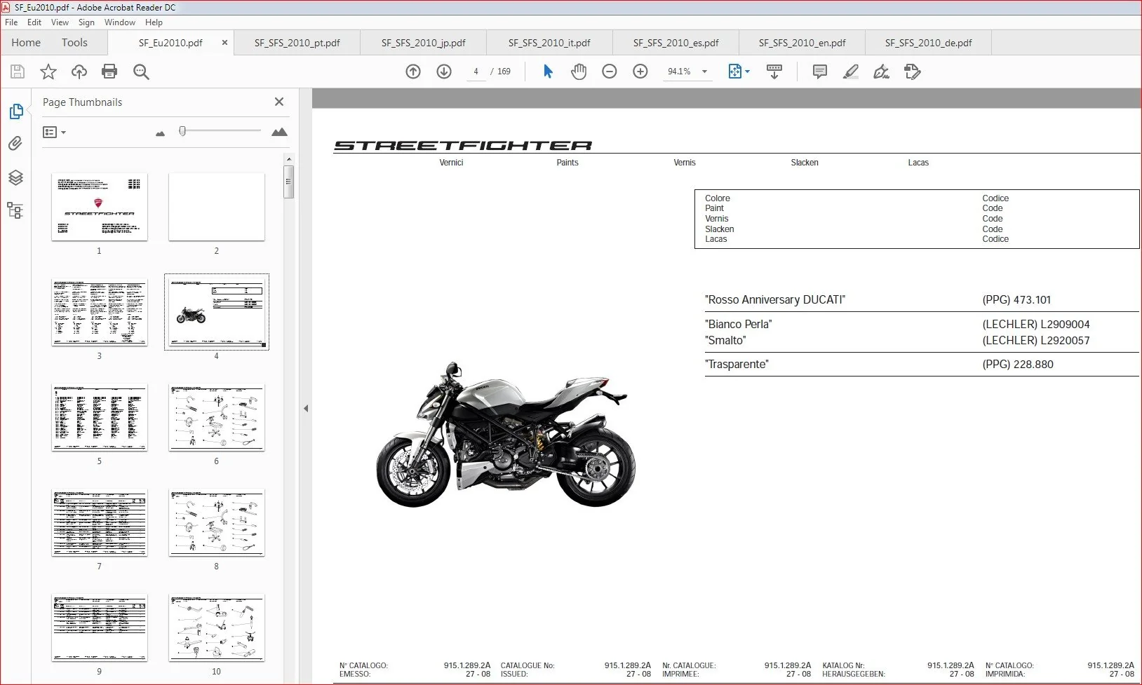 Ducati Streetfighter 2009 - 2011 Workshop Service Manual - PDF DOWNLOAD - Image 4