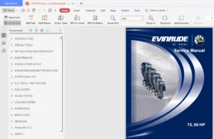 Evinrude E-tec 75 90 Hp Service Manual - PDF Download