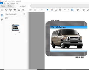 FORD E-450 2012 SERVICE MANUAL - PDF Download