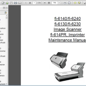 Fi 6130 Fi 6230 Fi 6140 Fi 6240 Image Scanner Fi 614pr Imprinter Maintenance Manual Parts List - PDF Download