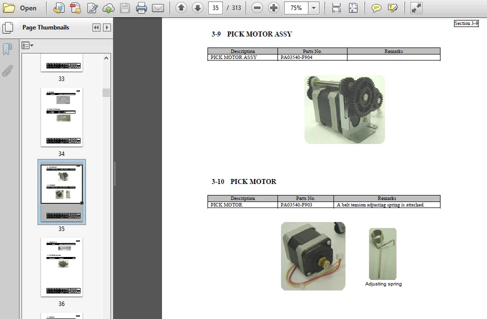 Fi 6130 Fi 6230 Fi 6140 Fi 6240 Image Scanner Fi 614pr Imprinter Maintenance Manual Parts List - PDF Download - Image 4