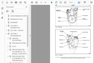 Fiat Hitachi D180 Dozer Service Repair Manual - PDF Download
