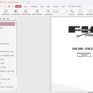 Fiat Kobelco E40.2sr E50.2sr Service  Manual - PDF Download