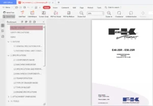 Fiat Kobelco E40 2sr E50 2sr Mini Crawler Excavator Service Repair Workshop Manual - PDF Download