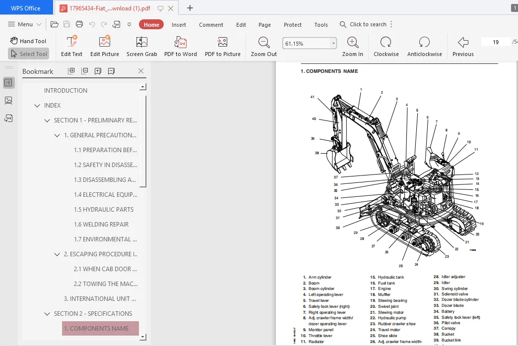 Fiat Kobelco E9sr Mini Crawler Excavator Service Repair Workshop Manual - PDF Download - Image 2