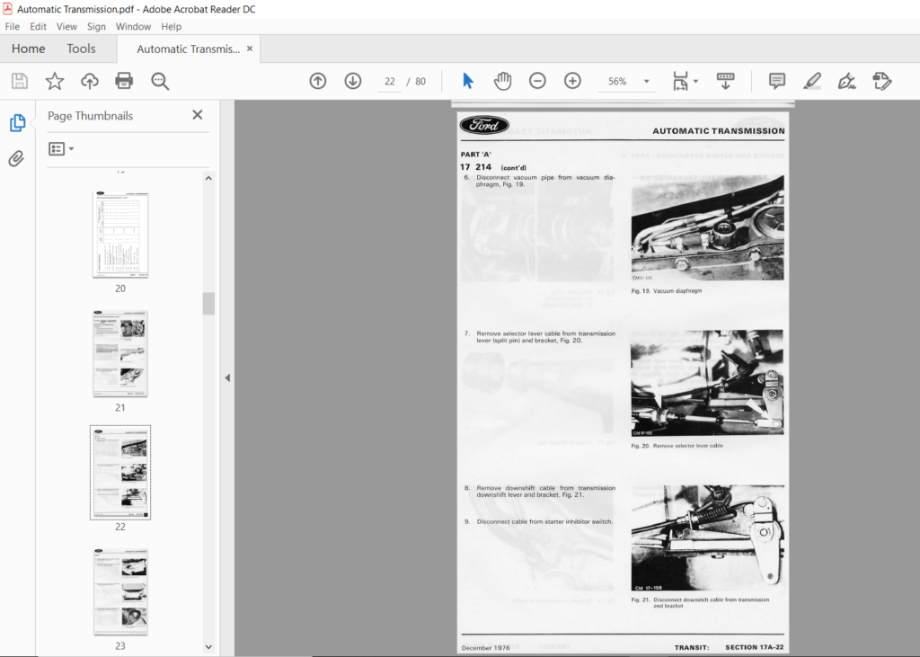 ford transit workshop manual pdf free download