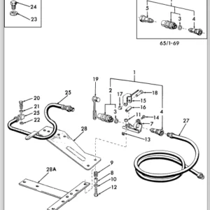 Ford 3400 3 Cylinder Utility Tractor Illustrated Component List Manual - PDF Download