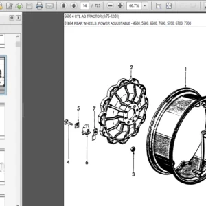Ford 6600 Tractor Parts List Manual - PDF DOWNLOAD