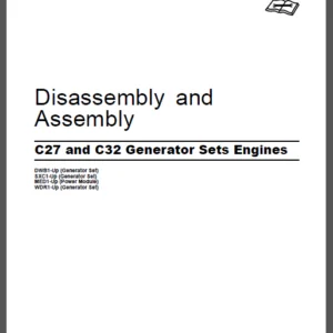 Caterpillar C27 C32 Engines Workshop Repair Manual Download