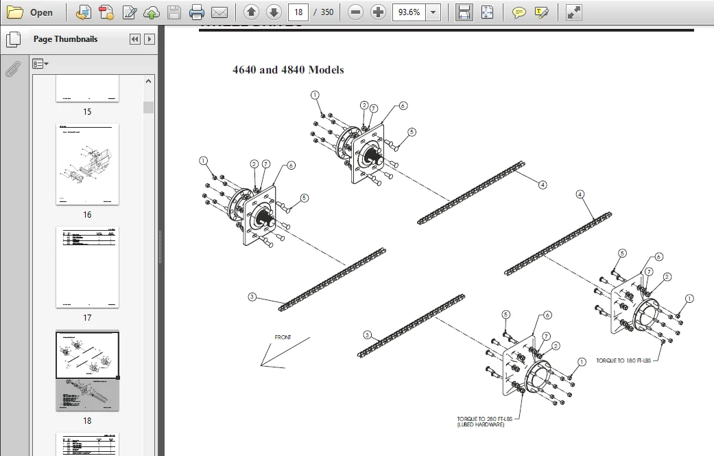 Gehl SL4640 SL4640E SL4840 SL4840E SL5640 SL5640E SL6640 SL6640E Skid-Steer Loaders Parts Manual - PDF Download - Image 3