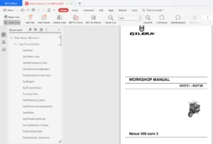 Gilera Nexus 500 2005 - 2006 Full Service Repair Manual - PDF DOWNLOAD