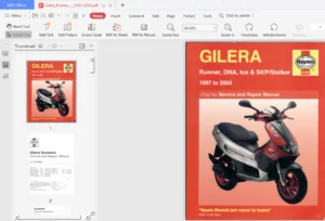 GILERA RUNNER PUREJET 50 SERVICE REPAIR PDF MANUAL 2003-2004 - PDF Download