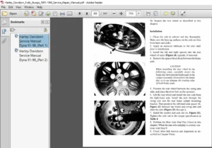 Harley Davidson FXDB STURGIS 1991-1998 Service Repair Manual - PDF Download