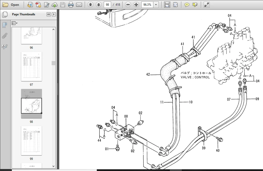 Hitachi Ex120-3 Excavator Parts Catalogue Manual Serial No 40001 And Up - PDF DOWNLOAD - Image 3