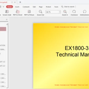 Hitachi Ex1800-3 Excavator Service Repair Manual Instant - PDF Download