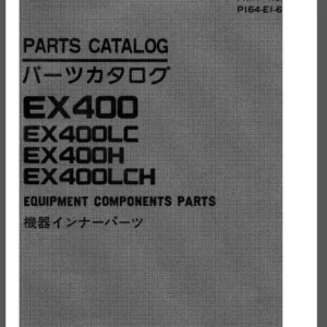 Hitachi Ex400 Ex400 H Ex400lc Component Parts Manual - PDF Download
