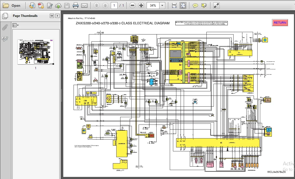 Hitachi Hydraulic Excavator Zaxis 200-3 240-3 270-3 Series Operating And Maintenance Training Manual - PDF DOWNLOAD - Image 2