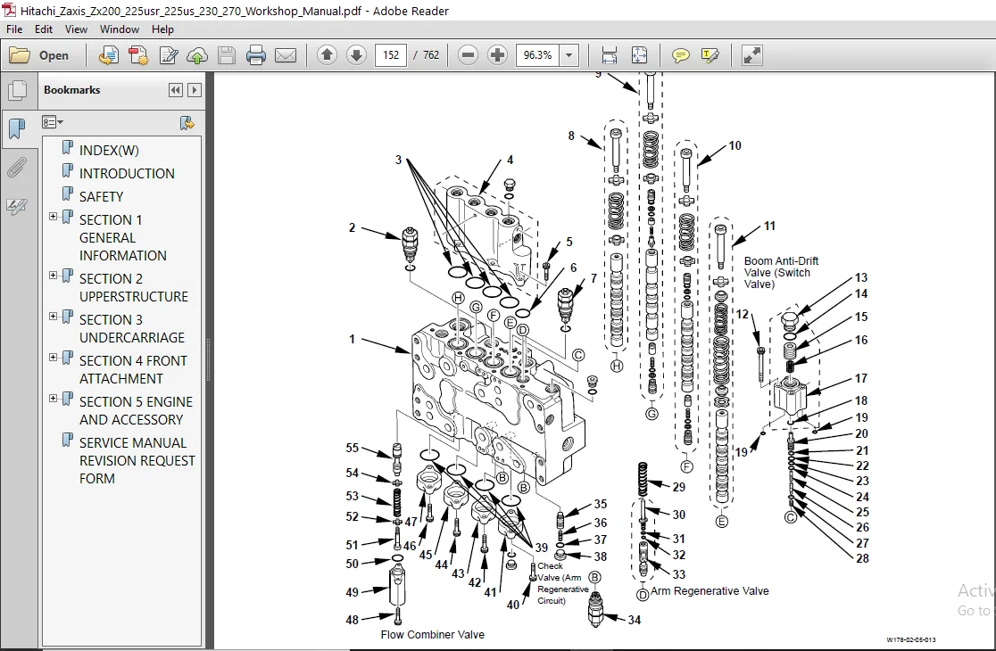Hitachi Zaxis Zx200 225usr 225us 230 270 Workshop Manual - PDF Download - Image 3