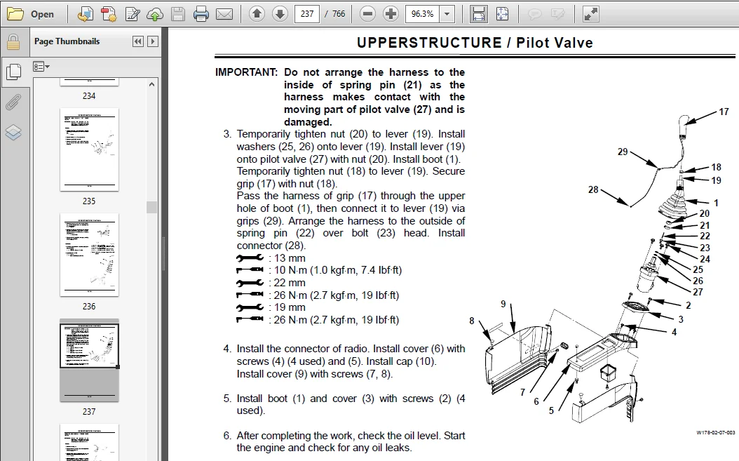 Hitachi Zaxis Zx 200 225 230 270 Class Excavator Service Manual - PDF DOWNLOAD - Image 2