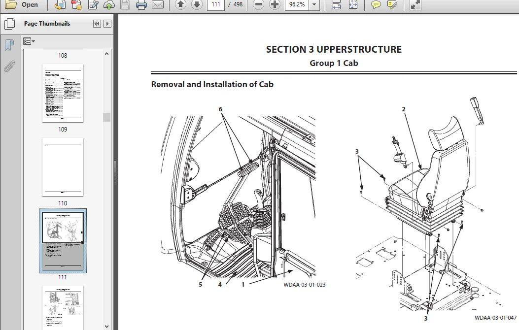 Hitachi ZX 330-5G 330LC-5G 350H-5G 350LCH-5G 350K-5G 350LCK-5G Hydraulic Excavator Service Manual - PDF DOWNLOAD - Image 3