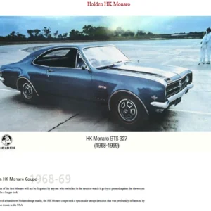 Holden Monaro Hk Onwards Cd Inc Gts Hq Hj Hx Hz Vz Cv8z - PDF Download