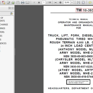 Huge Forklift Collection Maintenance Repairs Manual - PDF DOWNLOAD